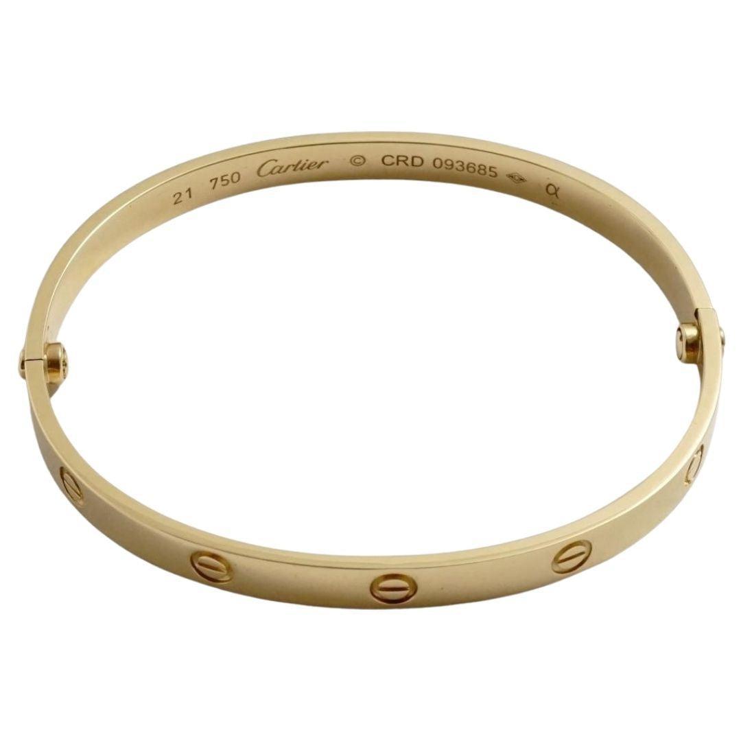 Size 21 cartier love bracelet Clearance