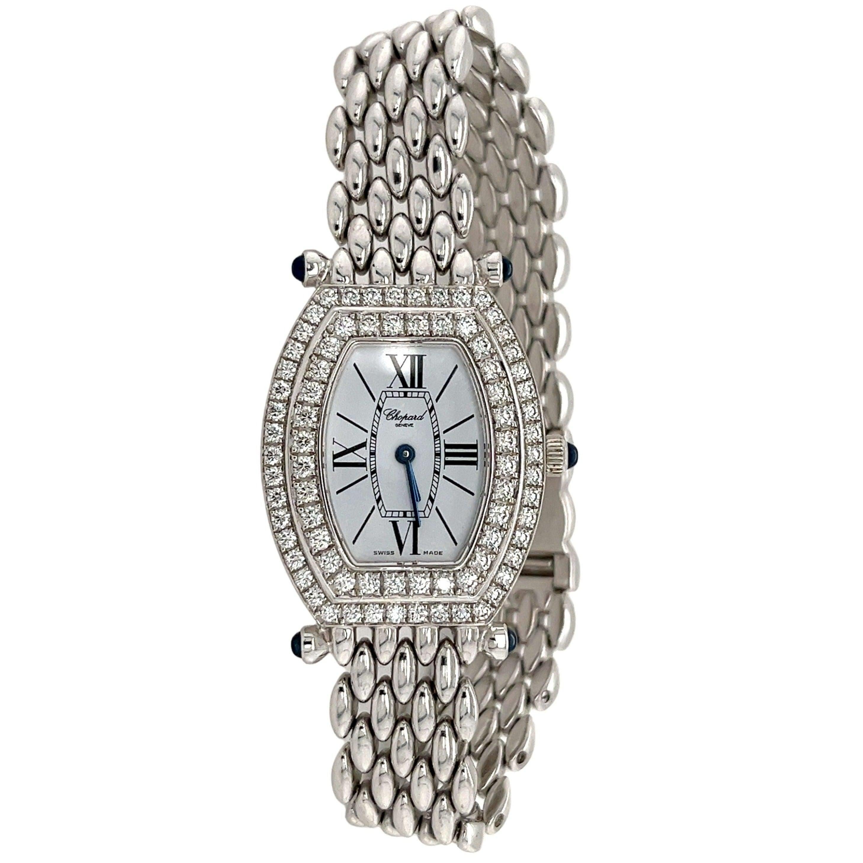 6560-23 Diamond Bezel Watch in 18k White Gold-Watches-ASSAY