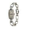 Diamond and Blue Sapphire Eterna Art Deco Watch in Platinum-Watch-ASSAY