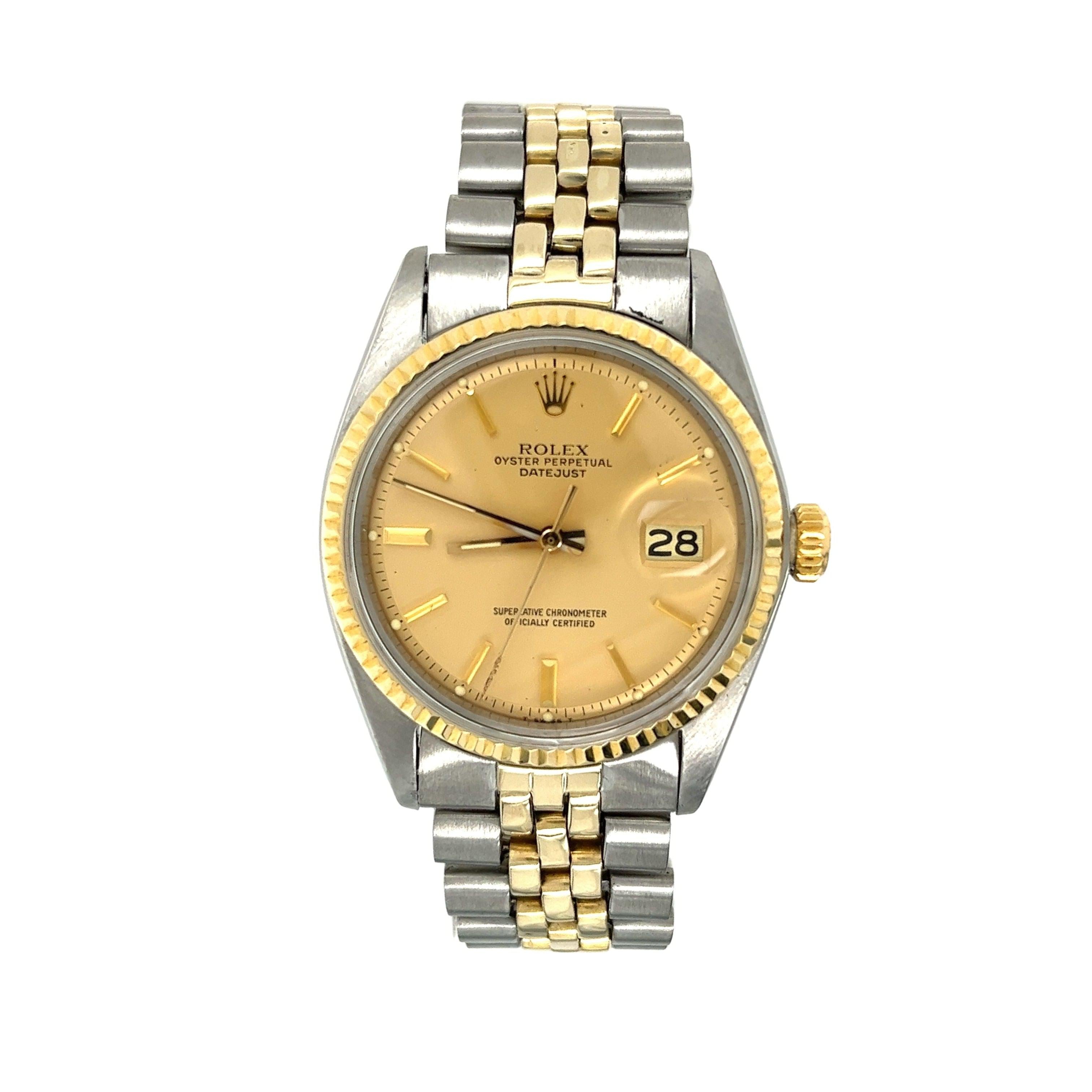 svinge Springe Delegation Vintage Rolex Datejust Two Tone Watch in Jubilee Bracelet | Ref. 1601 –  ASSAY