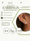 1-6 carat 3-Prong Martini Round Cut Lab Grown Diamond Stud Earrings in 14K White Gold-Earrings-ASSAY