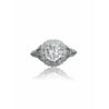 1 Carat Natural Diamond in Art Deco 14k White Gold Engagement Ring - ASSAY