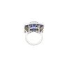 10.82 Carat No Heat Ceylon Blue Sapphire and Diamond Vintage Art Deco Platinum Ring | AGL & GIA Certified-Rings-ASSAY