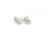 1/2 Carat Natural Diamond 4-Prong Basket Stud Earrings In 14K White Gold-Earrings-ASSAY