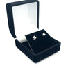 1/2 Carat Natural Diamond 4-Prong Basket Stud Earrings In 14K White Gold-Earrings-ASSAY