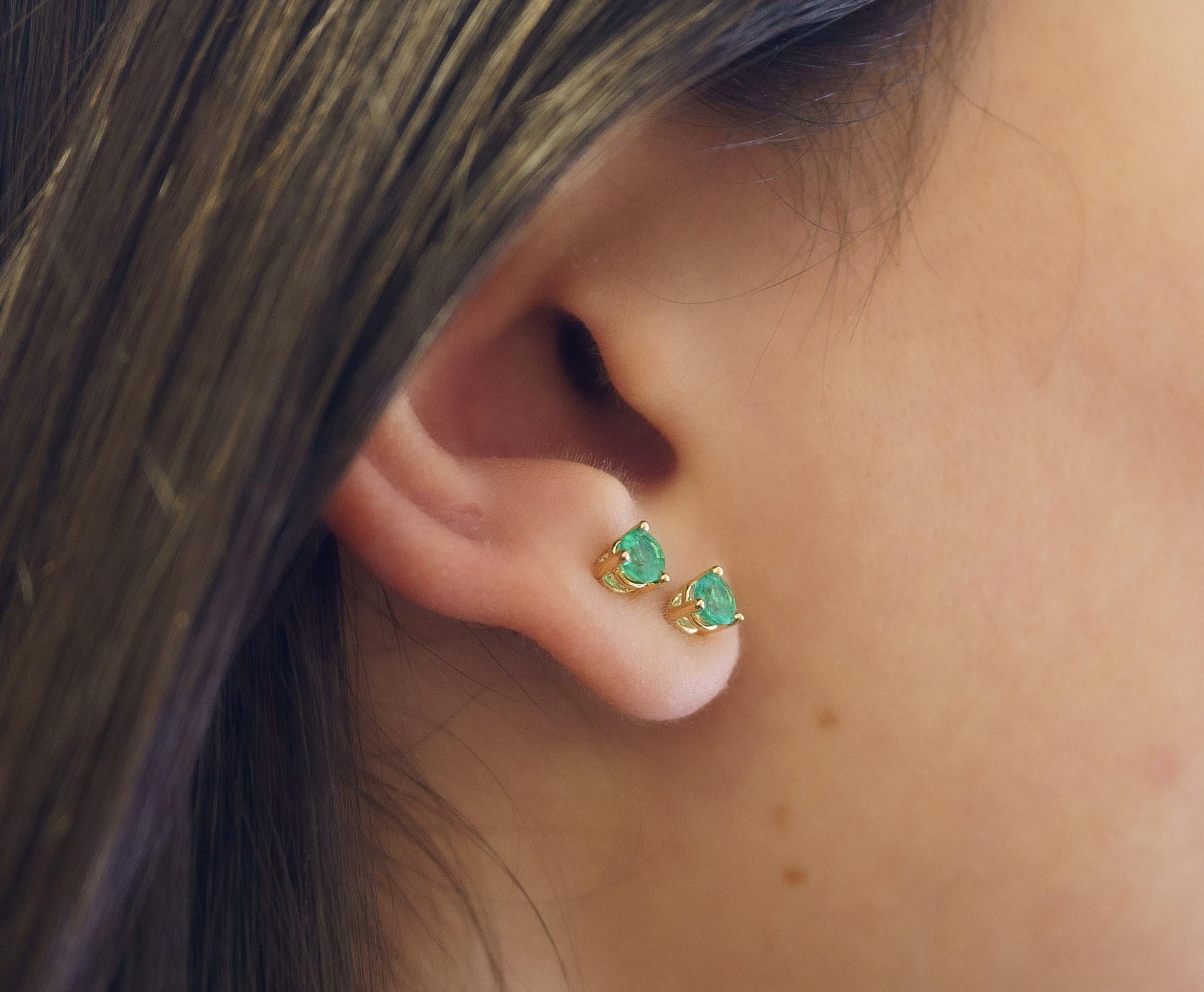 Pink Sapphire Stud Earrings 4mm in Sterling Silver – Kathy Bankston