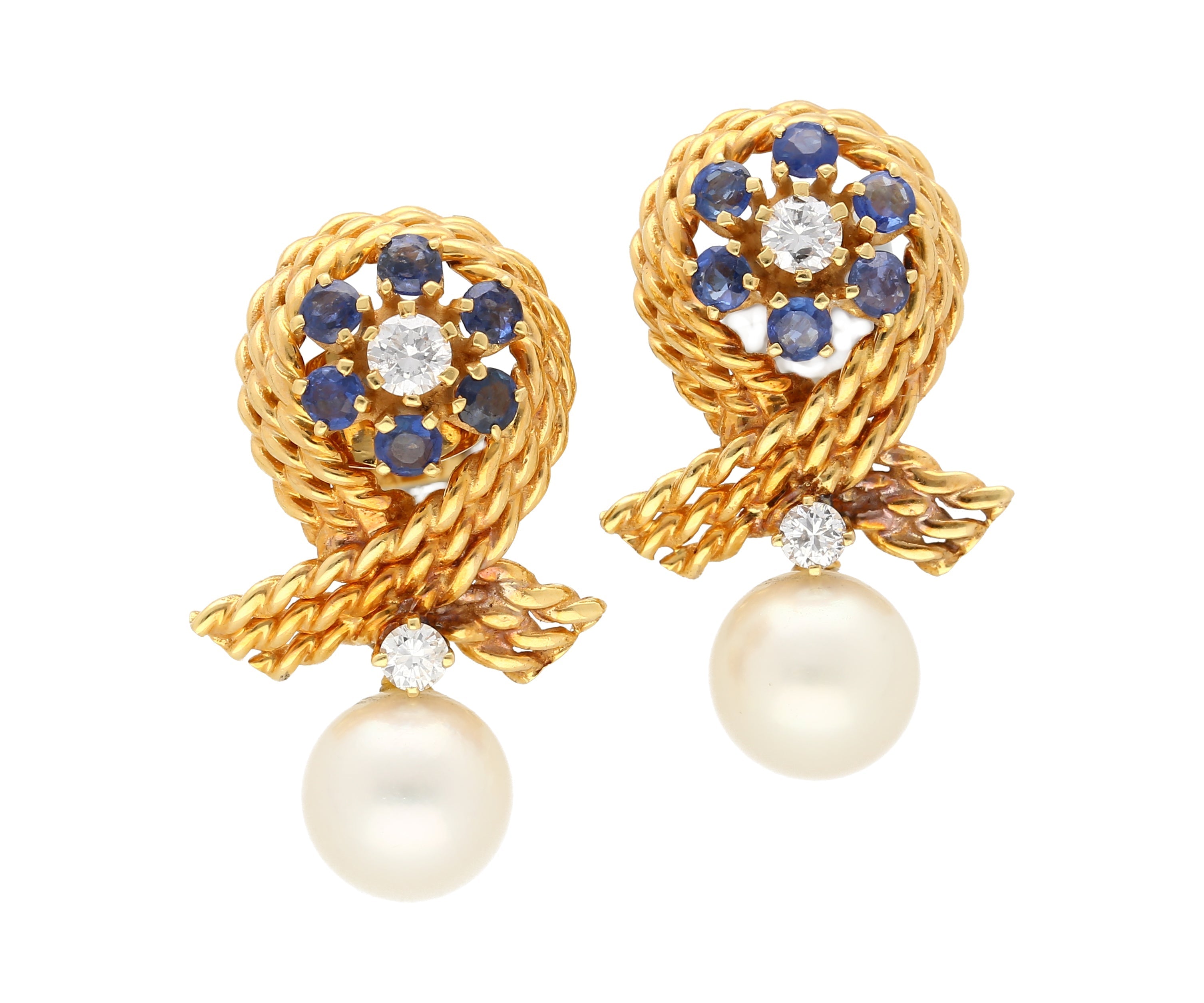 14K-Gold-Textured-Ribbon-Motif-Natural-Pearl-Diamond-and-Sapphire-Stud-Earrings-Earrings.jpg
