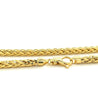 14K Yellow Gold Franco Spiga Link Necklace 4.8MM 18-20 Inches-Gold chain-ASSAY