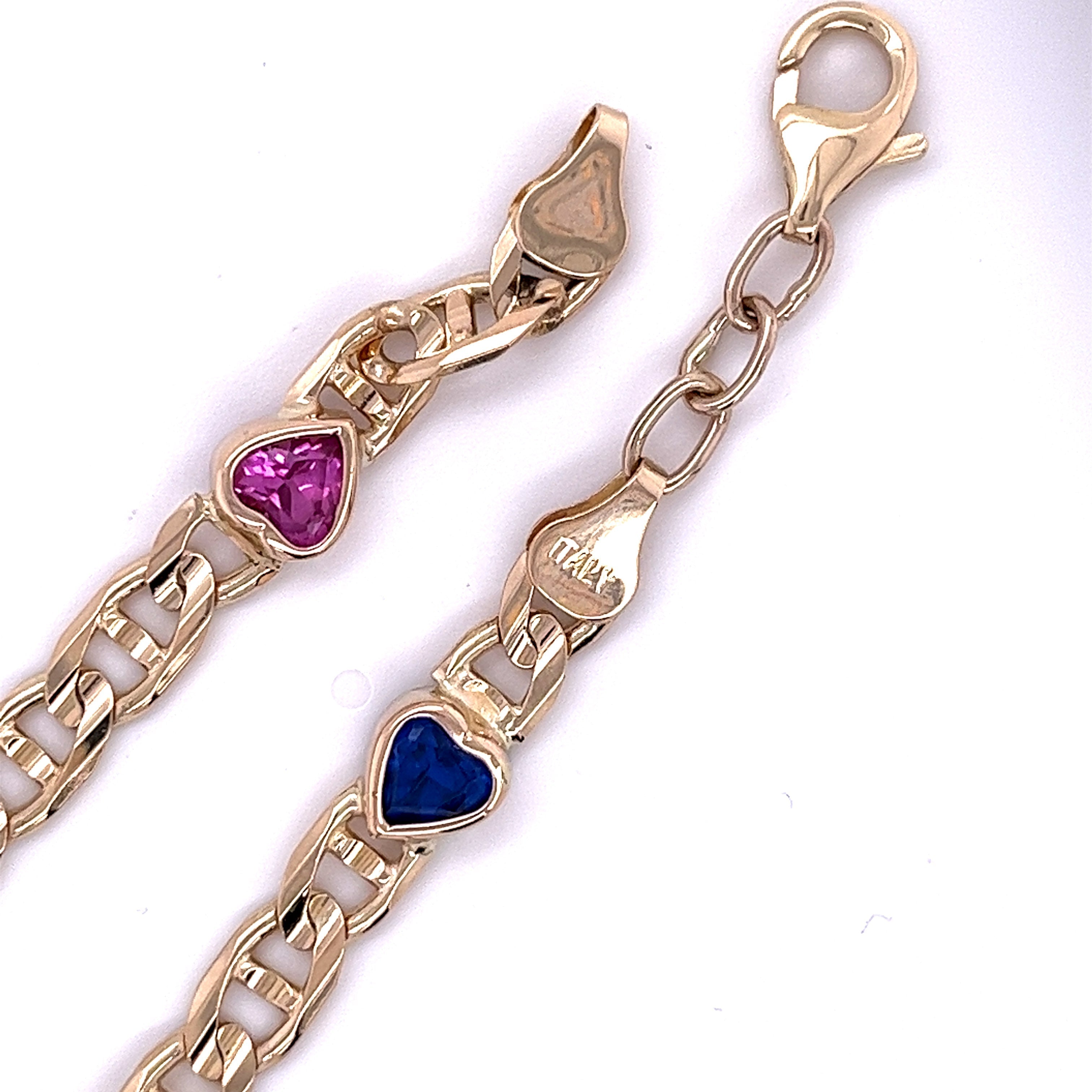Blue Sapphire, Peridot, Citrine, Ruby-Bracelets-ASSAY
