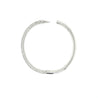 18K White Gold 3.7 Carat Round Cut Micro Pave Natural Diamond Bangle Bracelet-Bracelets-ASSAY