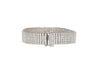 18K White Gold 9.32 Carat TW Natural Diamond 5-Row Tennis Bracelet-Bracelet-ASSAY