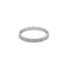 18K White Gold Round Cut Full Diamond Wedding Band Ring-Diamond Ring-ASSAY