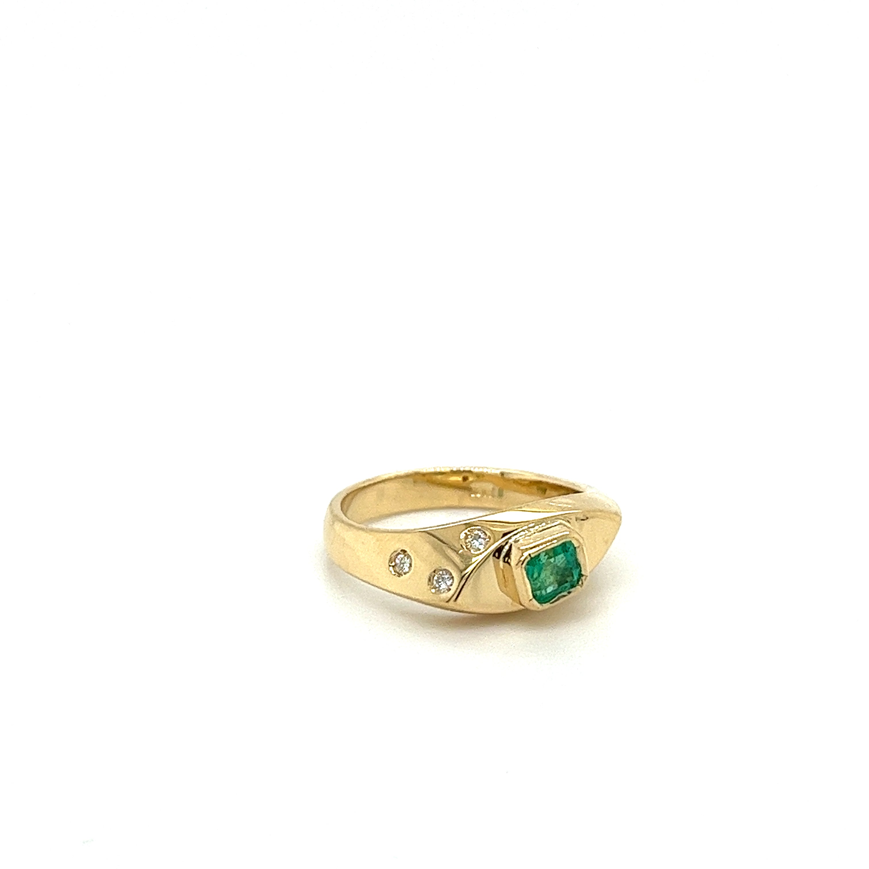 18K-Yellow-Gold-Bezel-Set-Natural-Emerald-and-Floating-Round-Diamond-Ring-Rings-2.jpg