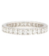1.14 CTTW Natural Round Diamond Wedding Band Ring in 18K White Gold Size 7-Band-ASSAY