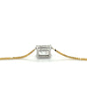 2 Carat Radiant Cut Solitaire Floating Lab Diamond Necklace,-ASSAY