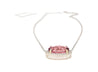 21.13 Carat Pink Tourmaline & Diamond Floating Pendant Necklace in 14K/18K Gold