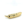 22K Yellow Solid Gold Pearl Edamame Pearl Pendant-gold and pearl pendant-ASSAY