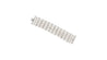 25 Carat Total Round Cut Natural Diamond Bezel Set Link Bracelet in 18K White Gold-Bracelet-ASSAY