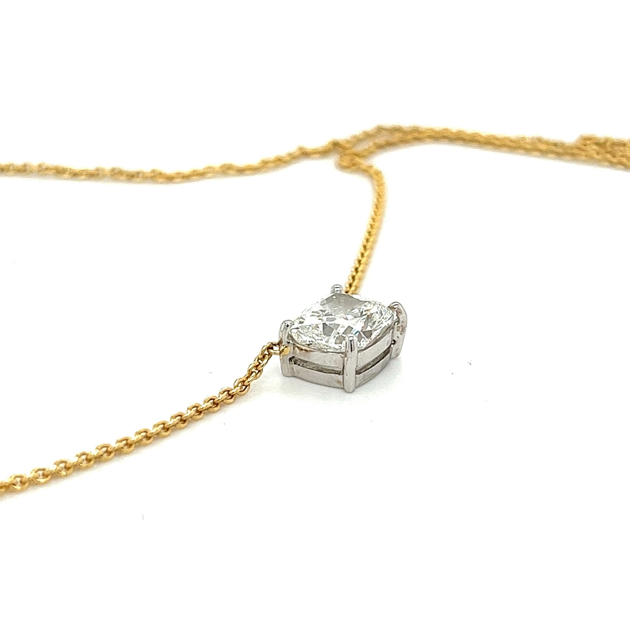 Lightbox 1-Carat Lab Grown Diamond Solitaire Necklace