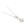 2.60 Carat Old European Cut Diamond Antique Retro Style Pendant Drop Necklace in 18K-Necklace-ASSAY