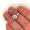 3 Carat Cushion Cut Lab Grown Diamond Solitaire Single Pendant in 14K-Necklaces-ASSAY