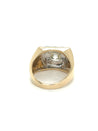 3 Carat Round Cut Natural Diamond Solitaire Mens Ring in 14K Solid Gold-Rings-ASSAY