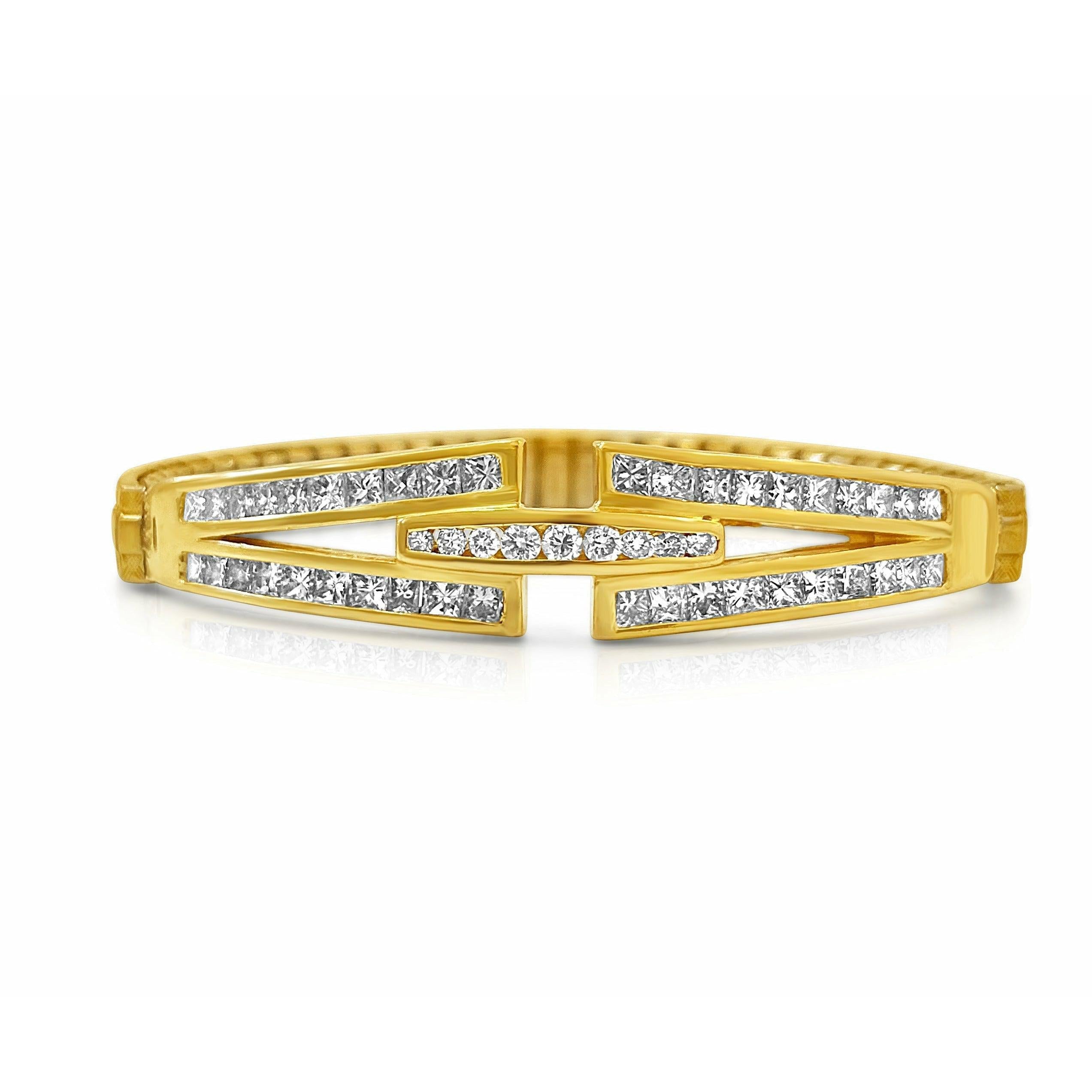 3 carat Natural Round Diamond adjustable bracelet - ASSAY