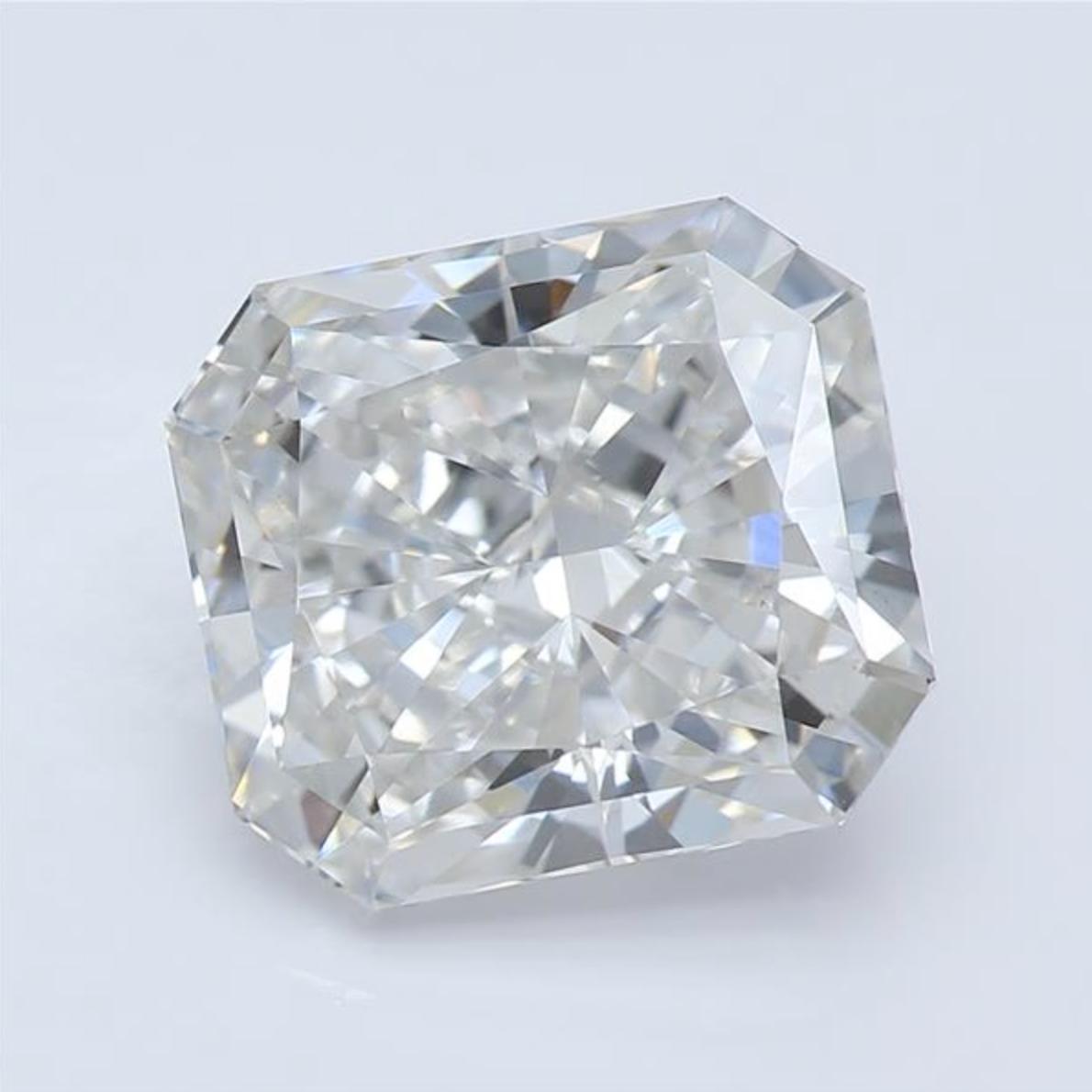 3.08 Carat, G, VS2 Radiant Cut Lab Grown Loose Diamond