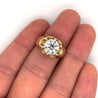 3.35 Carat Solitaire Lab Grown Diamond Mens Ring In 14K Yellow Gold-Rings-ASSAY
