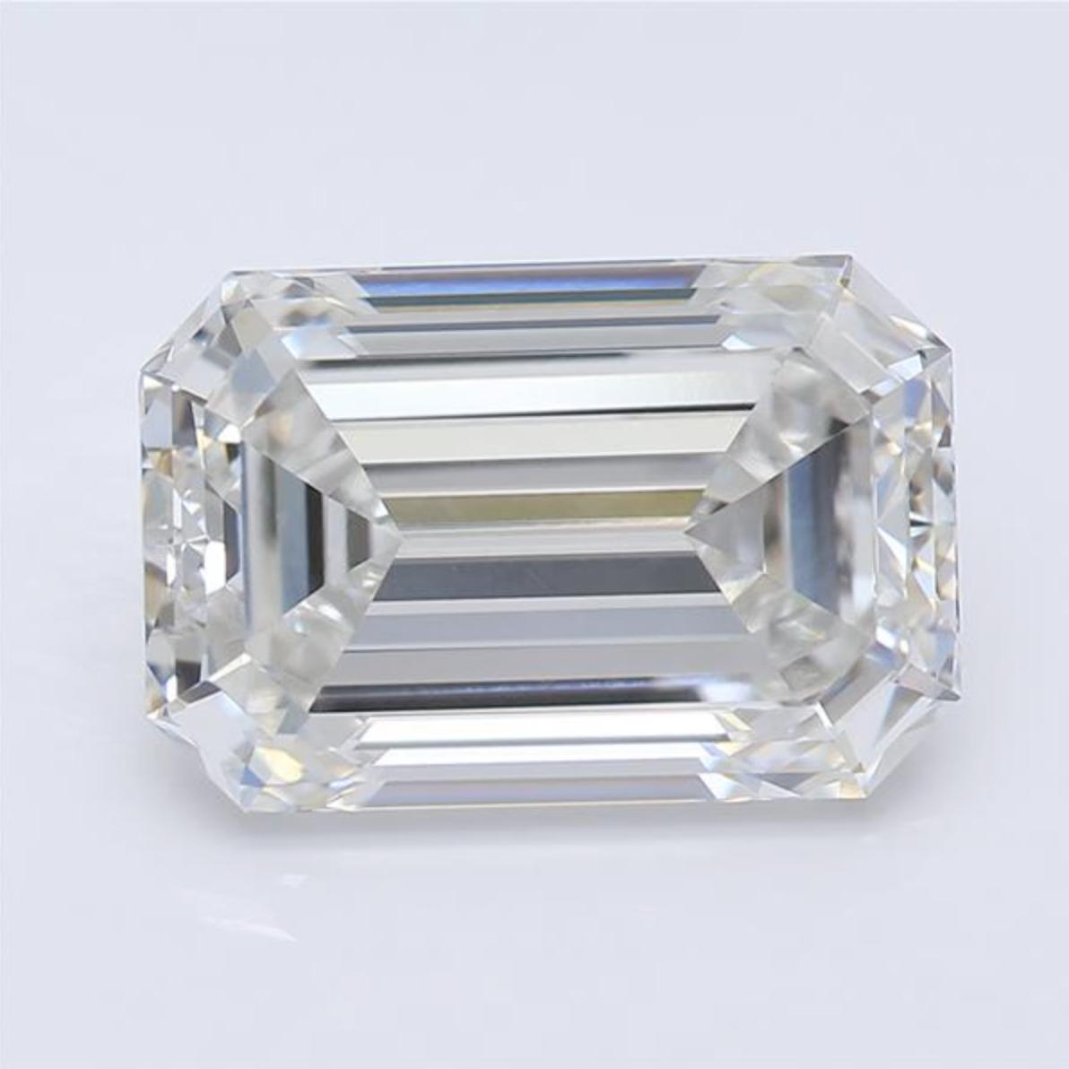 3.41 Carat- H - VVS1 - Emerald Cut Lab Grown Diamond CVD | Loose