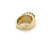 3.8 Carat Channel Set Round Cut Diamond Cluster Ring in 14K Yellow Gold-Rings-ASSAY
