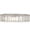 4 Carat Baguette Cut Natural Diamond Wedding Band Ring in Platinum Channel Setting-Band-ASSAY