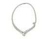 40 Carat Marquise And Baguette Cut Diamond Chandelier Platinum Choker Necklace-Chokers-ASSAY