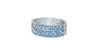 53 Carat Oval Cut Aquamarine and Diamond Multi Row Tennis Bracelet in 18K White Gold-Bracelet-ASSAY