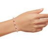 5.13 carat Ruby and Diamond Tennis Bracelet in 18K White Gold-Bracelet-ASSAY