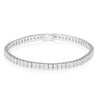 6 Carat Diamond Princess Cut Diamond Half Bezel Channel Tennis Bracelet-Necklace-ASSAY