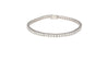6 Carat Natural Diamond Princess Cut Diamond Half Bezel Channel Set Tennis Bracelet-Necklace-ASSAY