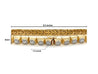 6 Carat TW 14K Solid Gold Men's Two Tone Square Shaped Diamond Link Bracelet-Bracelet-ASSAY