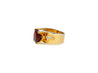 6.04 Carat Cushion Cut No Heat Burma Origin Spinel in Vintage 14K Gold Ring