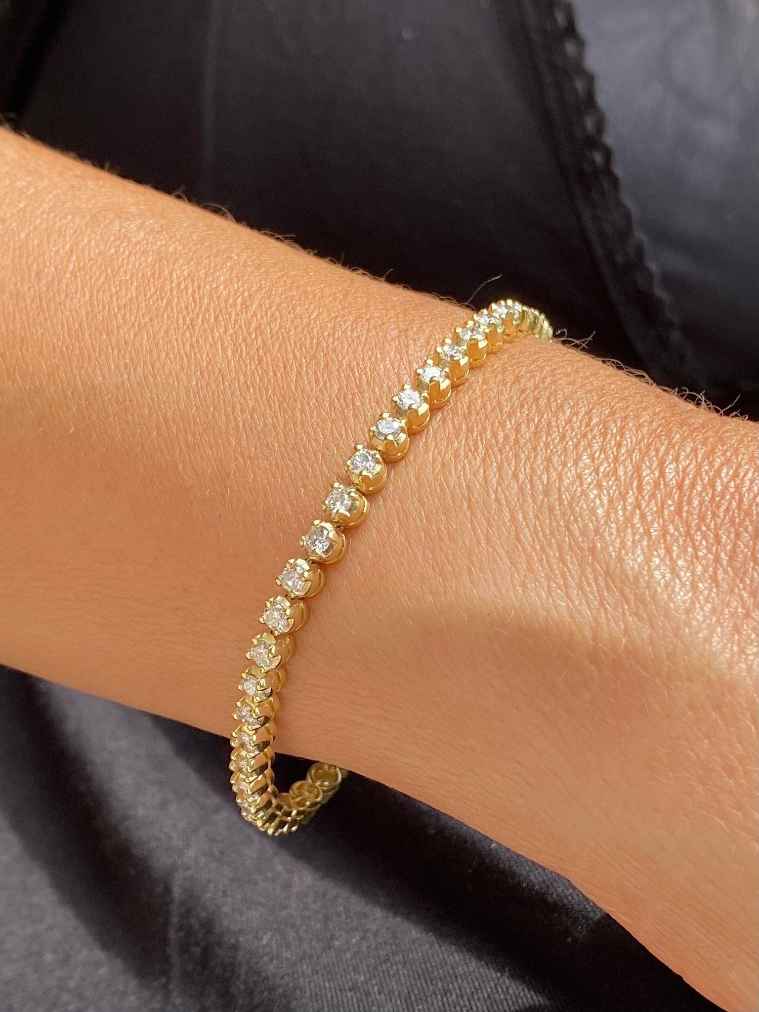 Pin by Raj Singavi on Cartier bracelet | Tennis bracelet diamond, Diamond  bracelet design, Bracelet designs