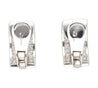 8.82 CTTW Princess Cut Natural Diamond Clip On Earrings in 18K White Gold-Earrings-ASSAY