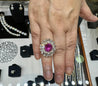 AGL Certified 9.55 Carat No Heat Burma Pink Sapphire Detachable Ring To Pendant