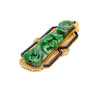 Antique Carved Grade A Jadeite Jade "Dragon Hook" Chinese Belt Buckle Pendant-ASSAY