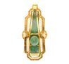 Antique Carved Grade A Jadeite Jade "Dragon Hook" Chinese Belt Buckle Pendant-ASSAY