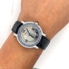Chopard 18K White Gold Happy Sport Blue Sapphire and Diamond Watch | Pouch & Papers-ASSAY