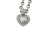 Chopard Happy Diamond 18Kt White Gold Heart Shape Pendant Necklace with Pouch & Papers-Necklace-ASSAY