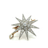 Dreicer & Co. Old Euro Cut Diamond Star Shaped Pendant or Pin in 18Kt Gold and Platinum-diamond pendant-ASSAY
