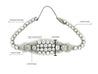 Edwardian Era 20 Carat Old Euro Cut Diamond Bracelet In Platinum Setting-Bracelet-ASSAY