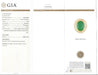 GIA Certified 14.68 Carat Grade A Jadeite Jade Ring with Diamond in 18K Gold
