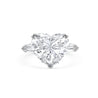 GIA Certified 18.95 Carat Internally Flawless Type II-A Heart-Cut Diamond Three Stone Ring-ASSAY